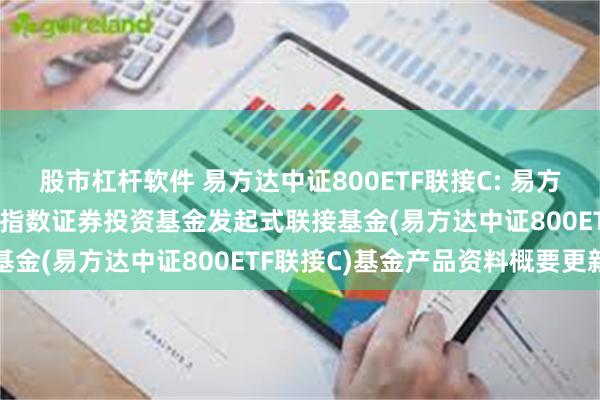 股市杠杆软件 易方达中证800ETF联接C: 易方达中证800交易型开放式指数证券投资基金发起式联接基金(易方达中证800ETF联接C)基金产品资料概要更新